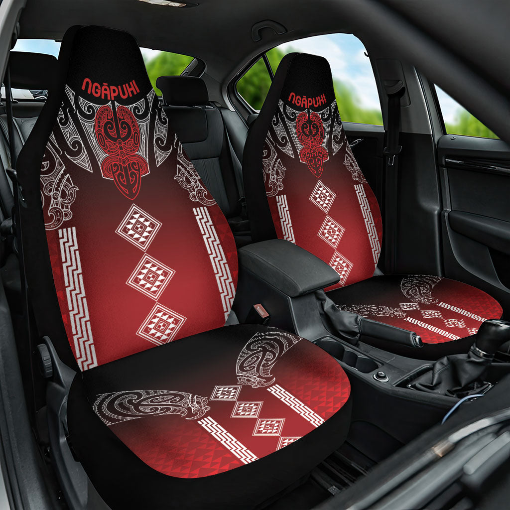 Aotearoa Maori Iwi Heritage Car Seat Cover Ngapuhi Kokowai