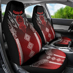 Aotearoa Maori Iwi Heritage Car Seat Cover Ngapuhi Kokowai
