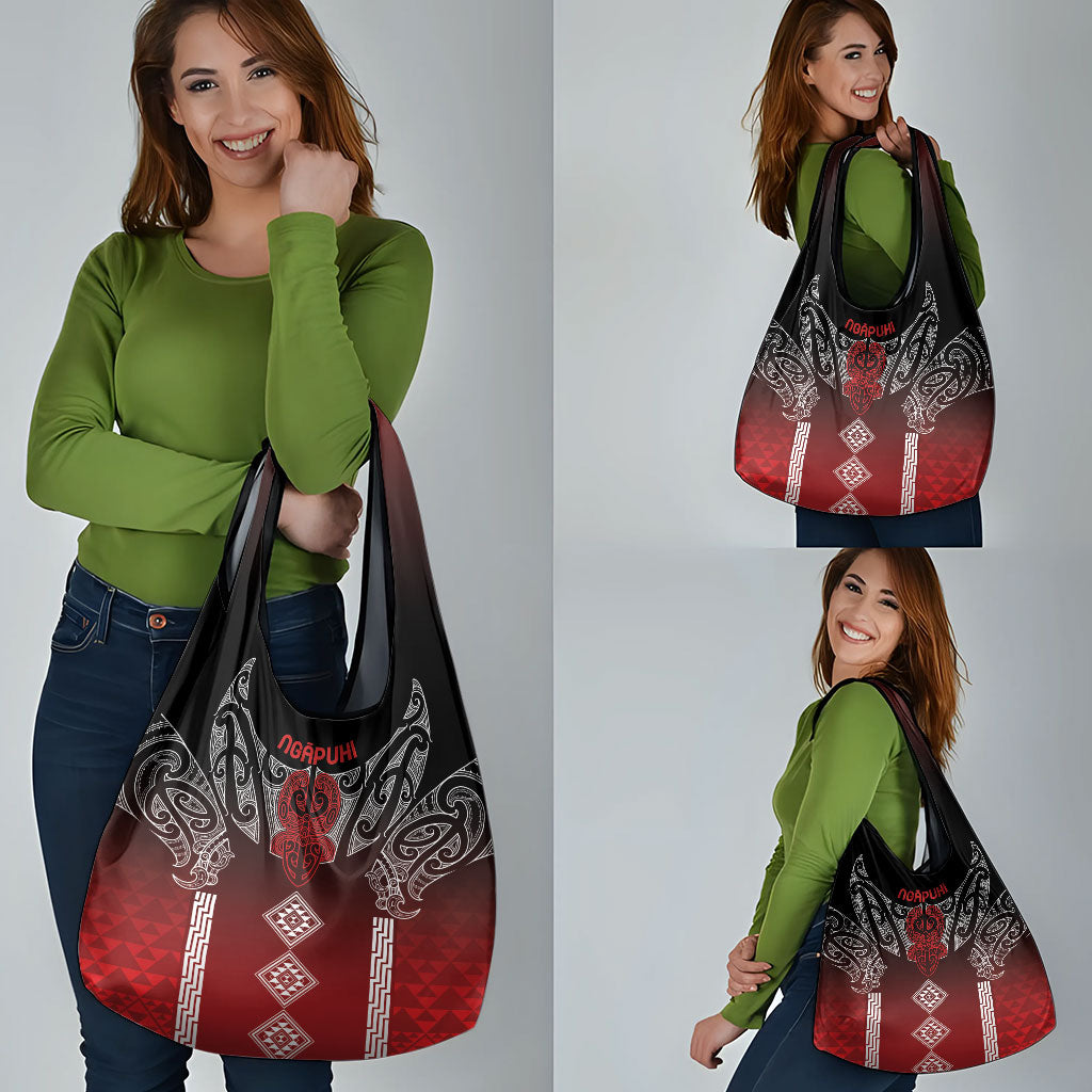 Aotearoa Maori Iwi Heritage Grocery Bag Ngapuhi Kokowai
