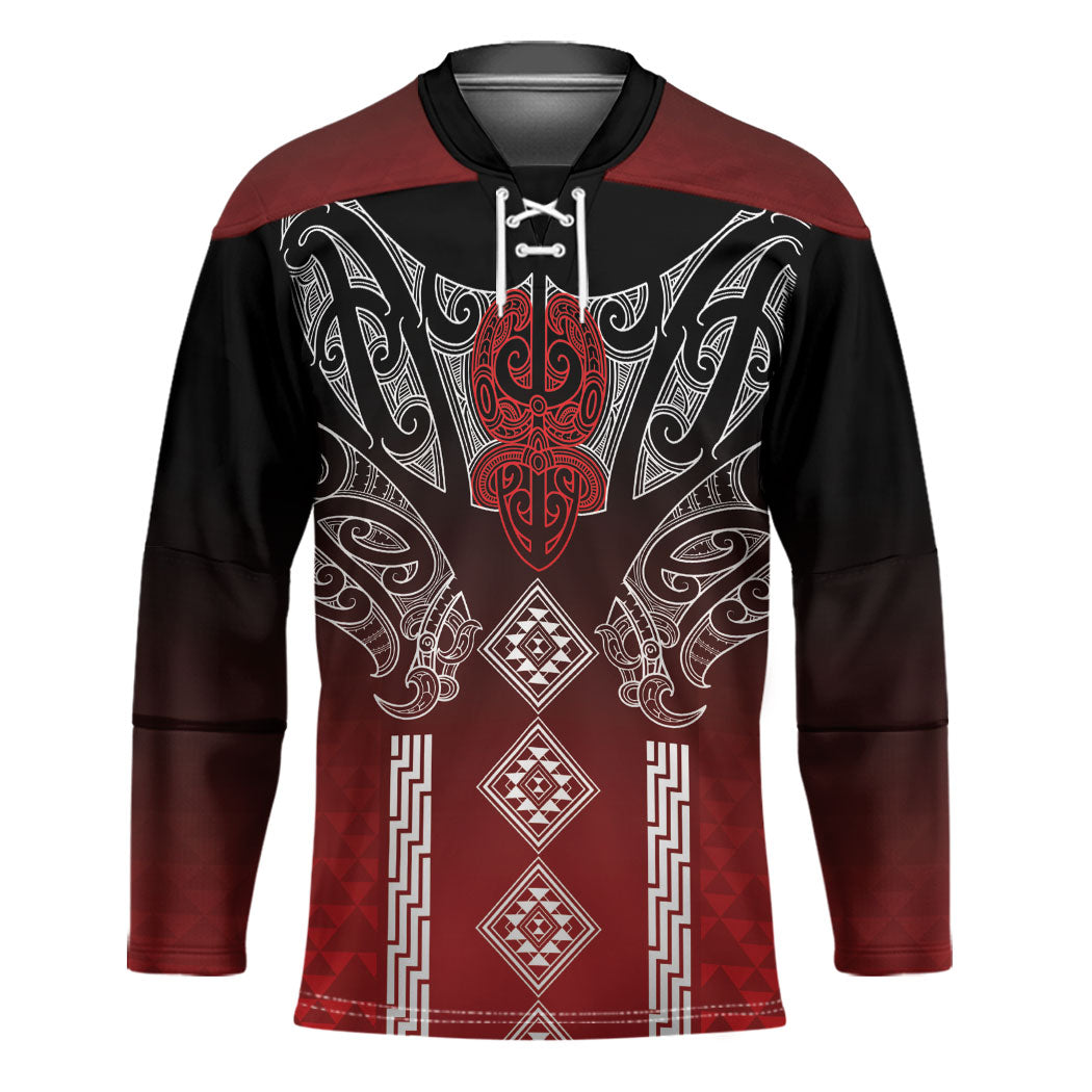 Aotearoa Maori Iwi Heritage Hockey Jersey Ngapuhi Kokowai