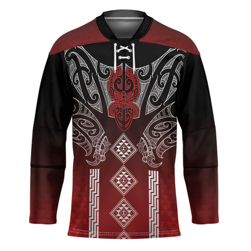 Aotearoa Maori Iwi Heritage Hockey Jersey Ngapuhi Kokowai