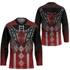 Aotearoa Maori Iwi Heritage Hockey Jersey Ngapuhi Kokowai