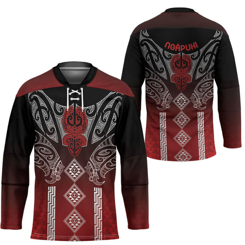 Aotearoa Maori Iwi Heritage Hockey Jersey Ngapuhi Kokowai