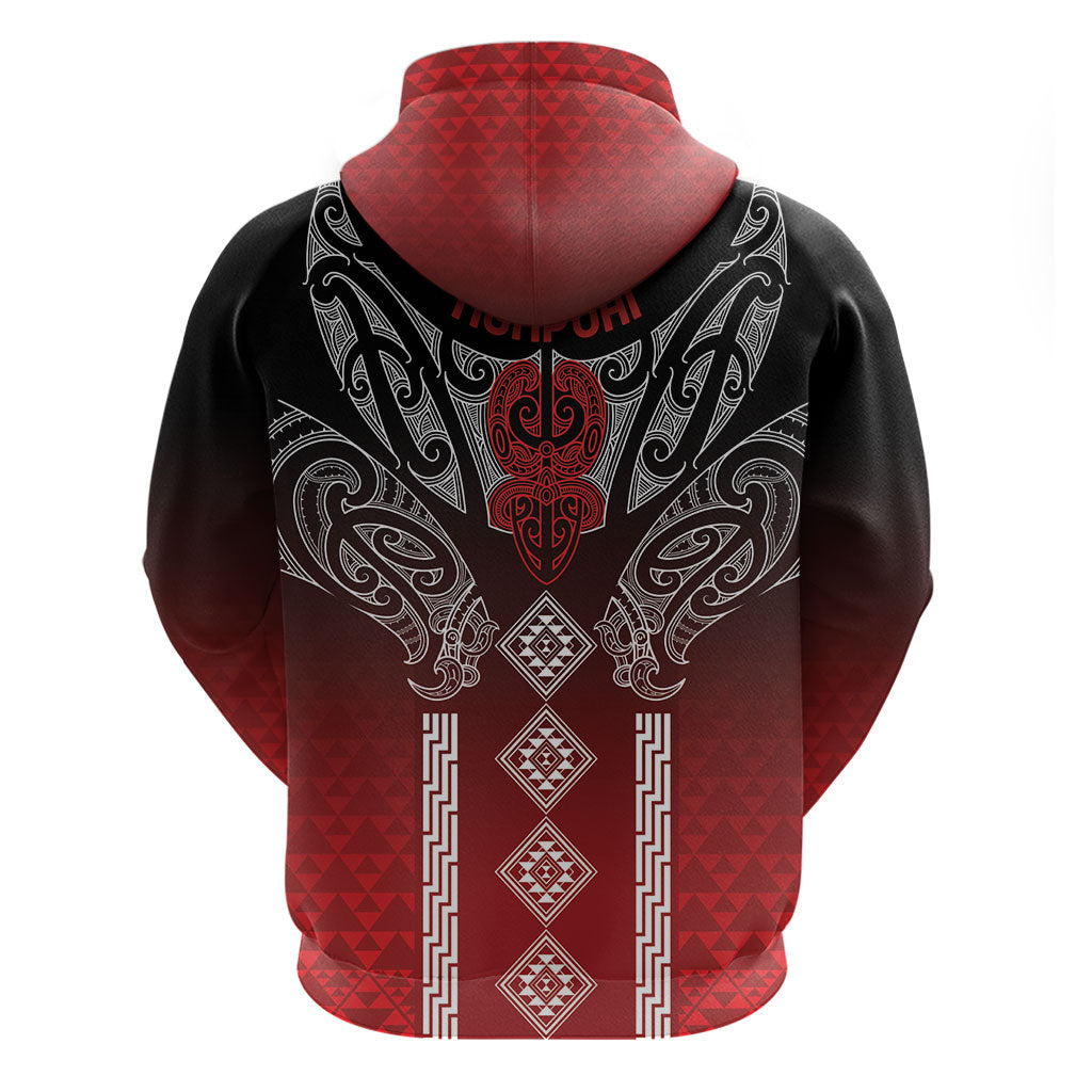 Aotearoa Maori Iwi Heritage Hoodie Ngapuhi Kokowai
