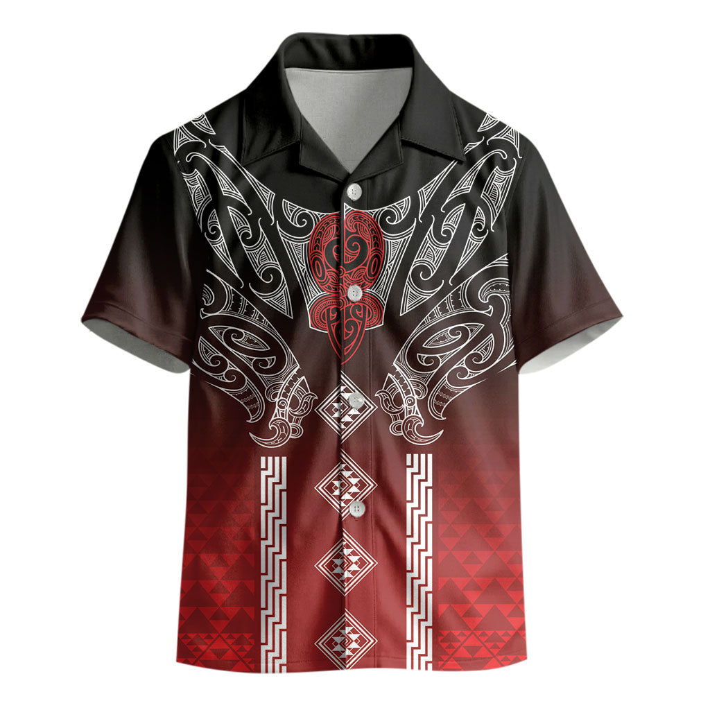 Aotearoa Maori Iwi Heritage Kid Hawaiian Shirt Ngapuhi Kokowai