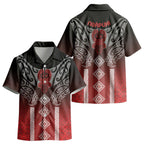 Aotearoa Maori Iwi Heritage Kid Hawaiian Shirt Ngapuhi Kokowai