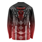 Aotearoa Maori Iwi Heritage Long Sleeve Shirt Ngapuhi Kokowai