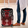 Aotearoa Maori Iwi Heritage Luggage Cover Ngapuhi Kokowai