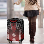 Aotearoa Maori Iwi Heritage Luggage Cover Ngapuhi Kokowai