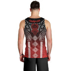 Aotearoa Maori Iwi Heritage Men Tank Top Ngapuhi Kokowai