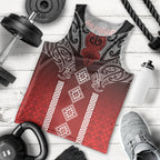 Aotearoa Maori Iwi Heritage Men Tank Top Ngapuhi Kokowai