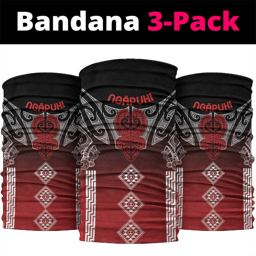 Aotearoa Maori Iwi Heritage Neck Gaiter Ngapuhi Kokowai