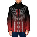 Aotearoa Maori Iwi Heritage Padded Jacket Ngapuhi Kokowai