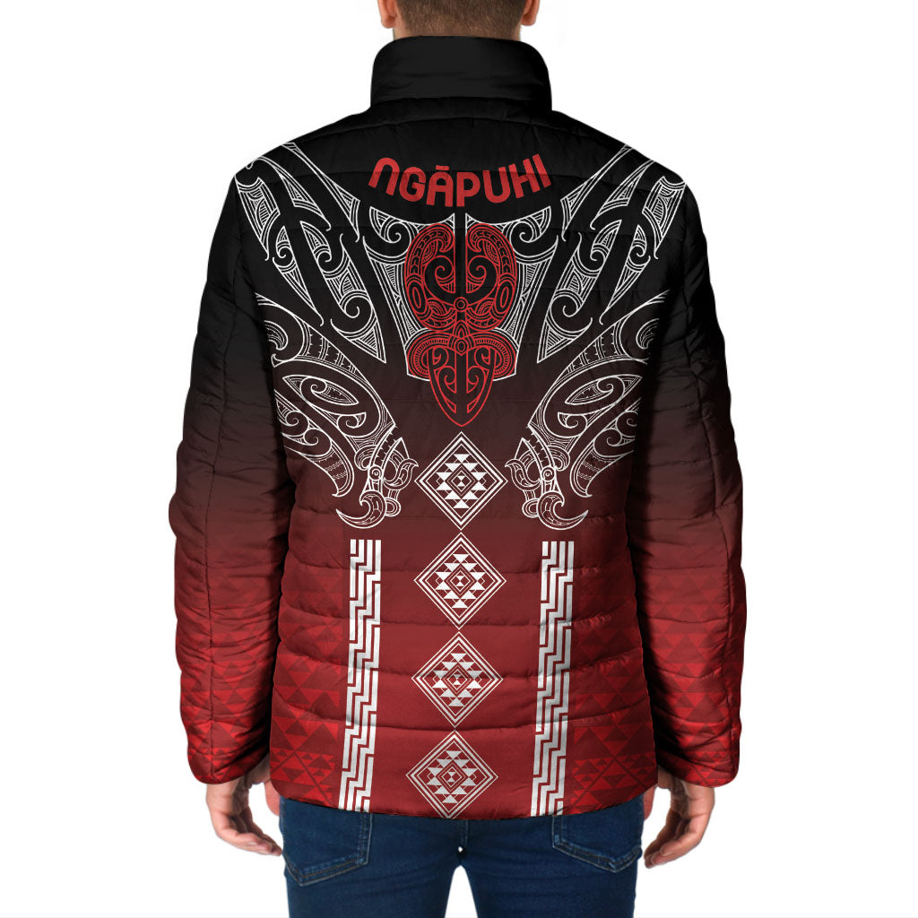 Aotearoa Maori Iwi Heritage Padded Jacket Ngapuhi Kokowai