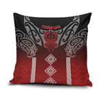 Aotearoa Maori Iwi Heritage Pillow Cover Ngapuhi Kokowai