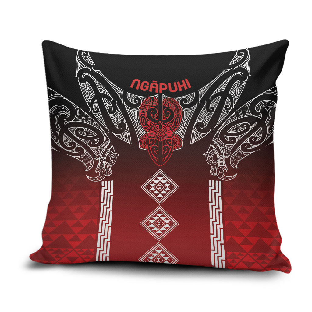 Aotearoa Maori Iwi Heritage Pillow Cover Ngapuhi Kokowai