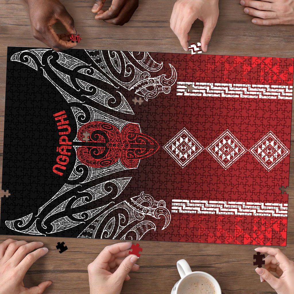 Aotearoa Maori Iwi Heritage Puzzle Ngapuhi Kokowai
