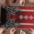 Aotearoa Maori Iwi Heritage Puzzle Ngapuhi Kokowai