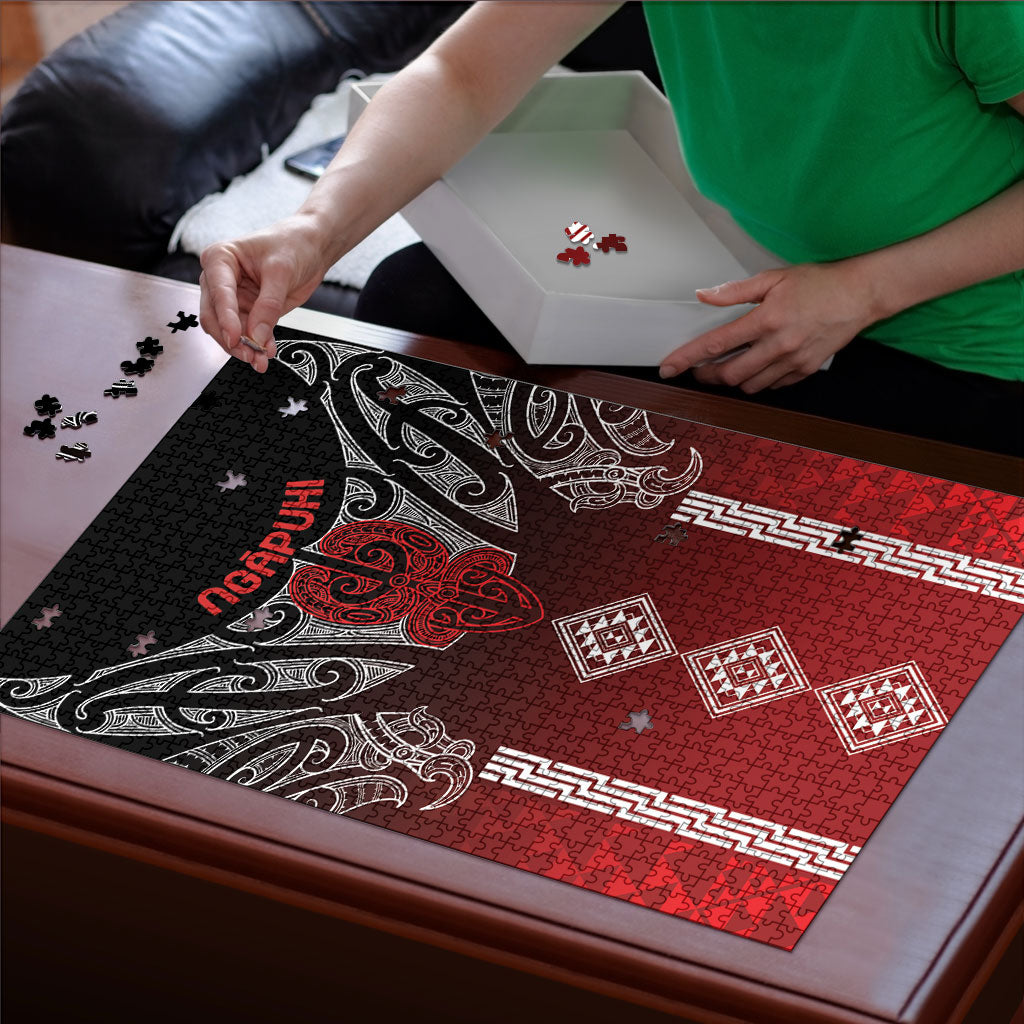 Aotearoa Maori Iwi Heritage Puzzle Ngapuhi Kokowai