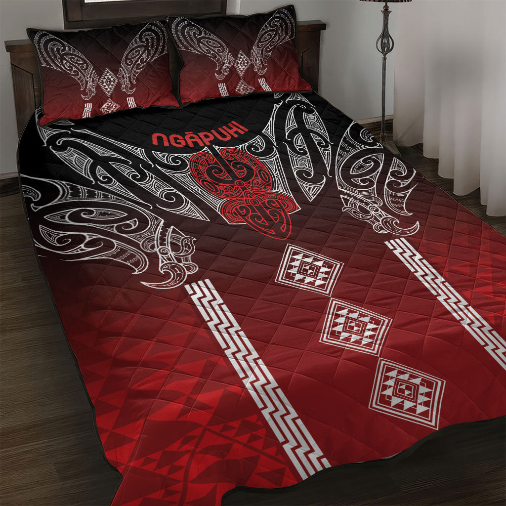 Aotearoa Maori Iwi Heritage Quilt Bed Set Ngapuhi Kokowai