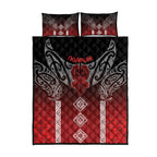 Aotearoa Maori Iwi Heritage Quilt Bed Set Ngapuhi Kokowai