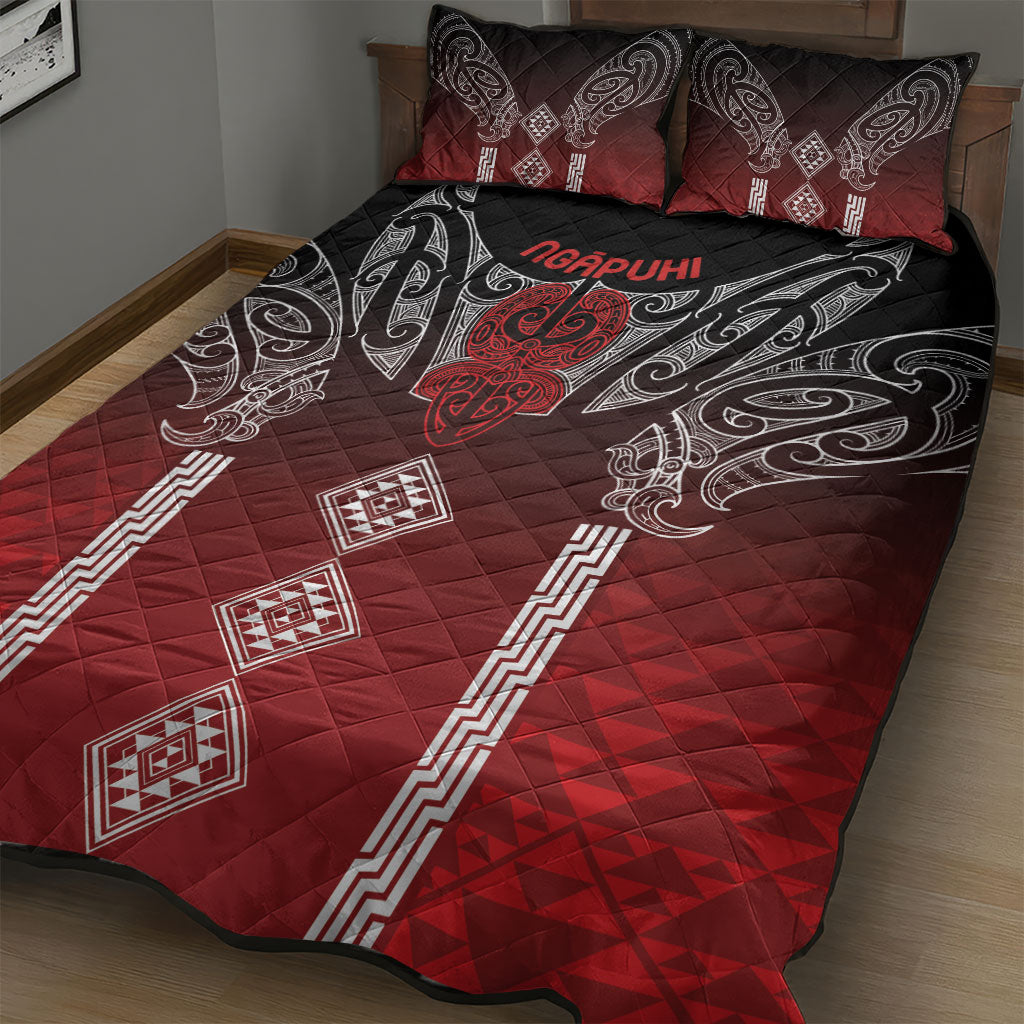 Aotearoa Maori Iwi Heritage Quilt Bed Set Ngapuhi Kokowai