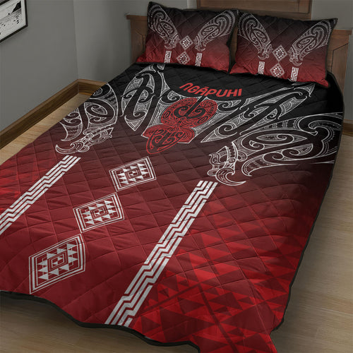 Aotearoa Maori Iwi Heritage Quilt Bed Set Ngapuhi Kokowai