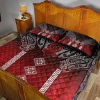 Aotearoa Maori Iwi Heritage Quilt Bed Set Ngapuhi Kokowai