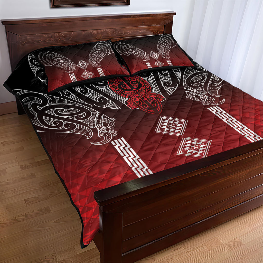 Aotearoa Maori Iwi Heritage Quilt Bed Set Ngapuhi Kokowai