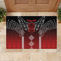 Aotearoa Maori Iwi Heritage Rubber Doormat Ngapuhi Kokowai