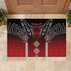 Aotearoa Maori Iwi Heritage Rubber Doormat Ngapuhi Kokowai