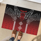 Aotearoa Maori Iwi Heritage Rubber Doormat Ngapuhi Kokowai