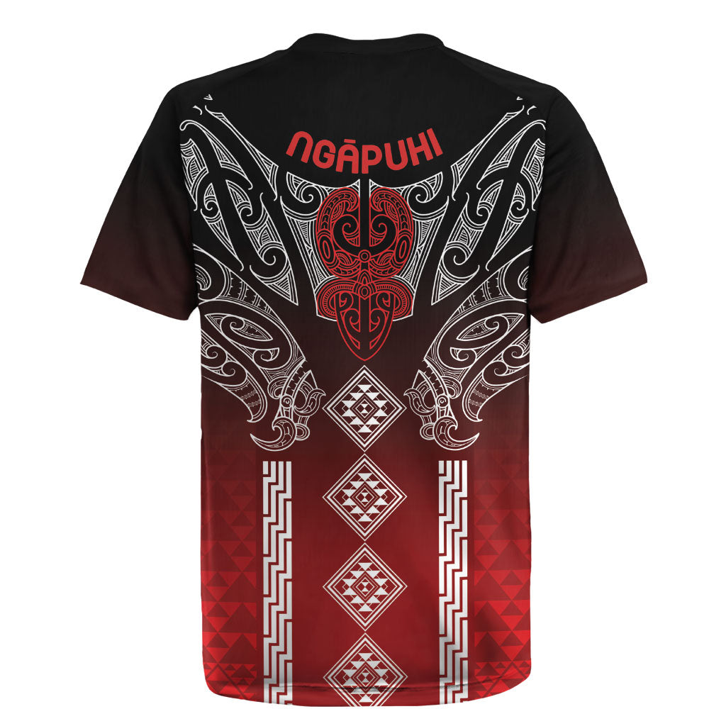 Aotearoa Maori Iwi Heritage Rugby Jersey Ngapuhi Kokowai
