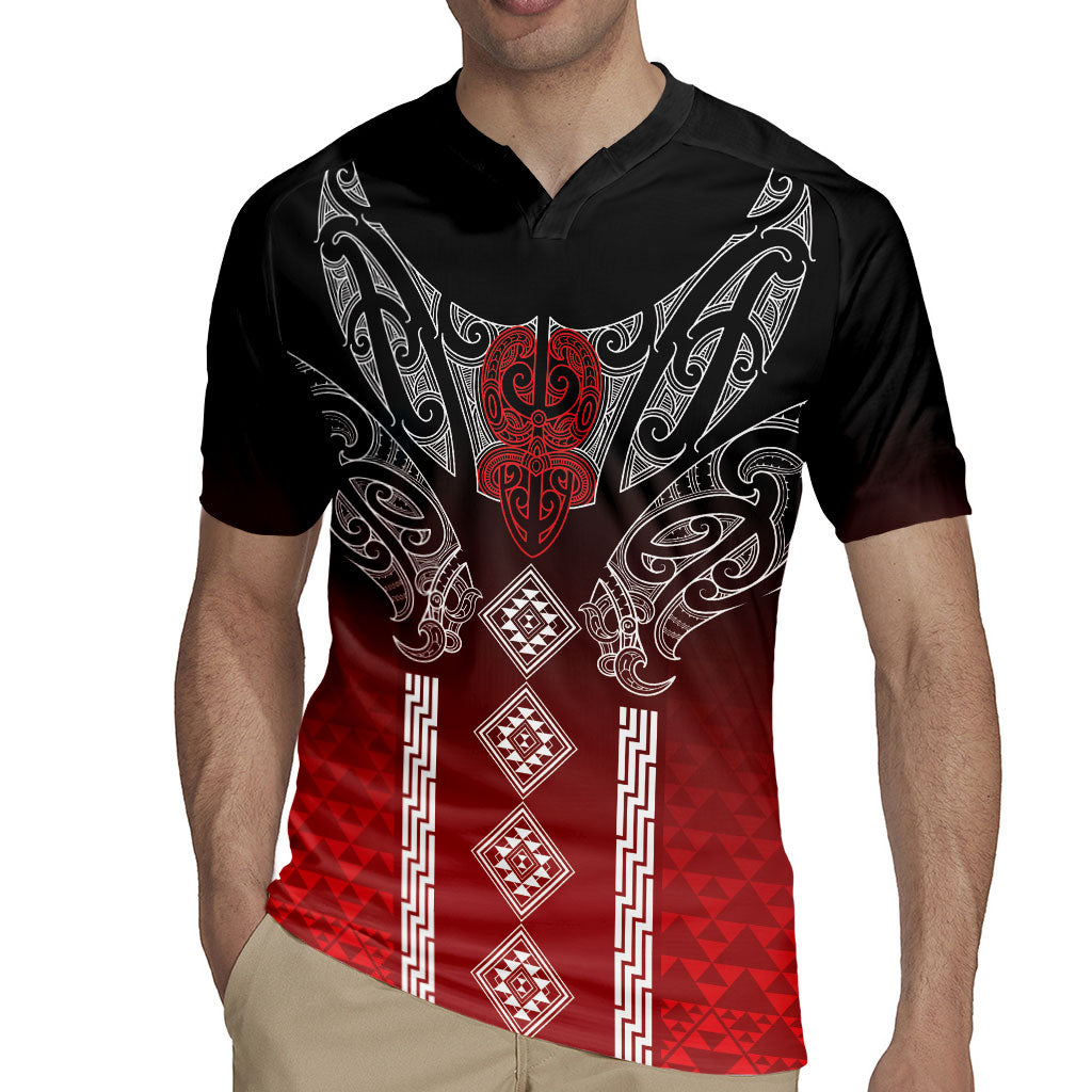 Aotearoa Maori Iwi Heritage Rugby Jersey Ngapuhi Kokowai