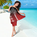 Aotearoa Maori Iwi Heritage Sarong Ngapuhi Kokowai
