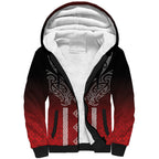 Aotearoa Maori Iwi Heritage Sherpa Hoodie Ngapuhi Kokowai