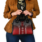 Aotearoa Maori Iwi Heritage Shoulder Handbag Ngapuhi Kokowai