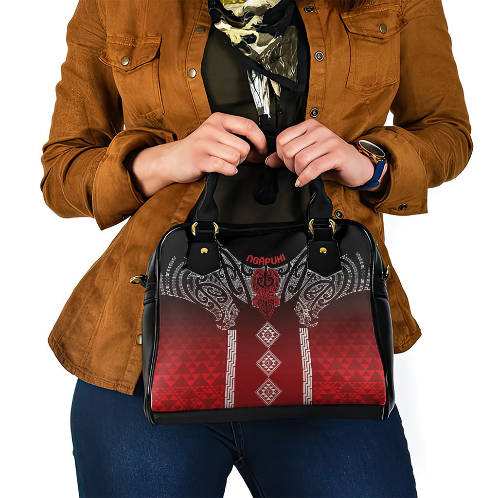 Aotearoa Maori Iwi Heritage Shoulder Handbag Ngapuhi Kokowai