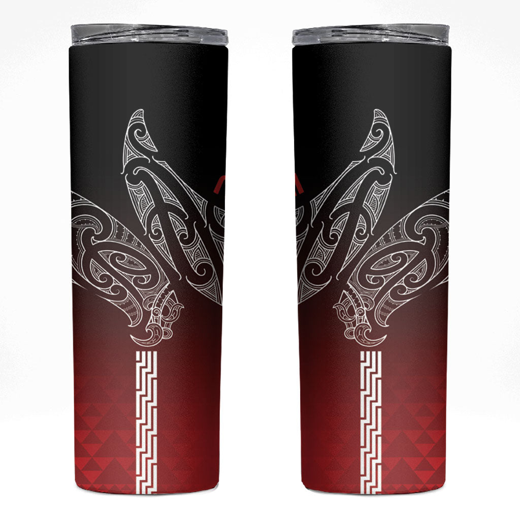 Aotearoa Maori Iwi Heritage Skinny Tumbler Ngapuhi Kokowai