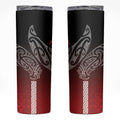 Aotearoa Maori Iwi Heritage Skinny Tumbler Ngapuhi Kokowai