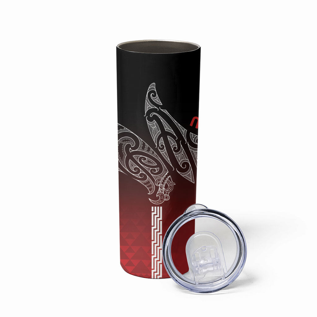 Aotearoa Maori Iwi Heritage Skinny Tumbler Ngapuhi Kokowai