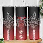 Aotearoa Maori Iwi Heritage Skinny Tumbler Ngapuhi Kokowai