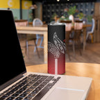Aotearoa Maori Iwi Heritage Skinny Tumbler Ngapuhi Kokowai