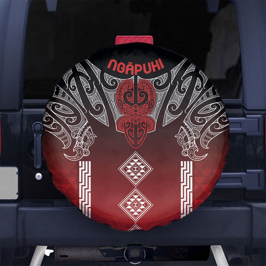 Aotearoa Maori Iwi Heritage Spare Tire Cover Ngapuhi Kokowai