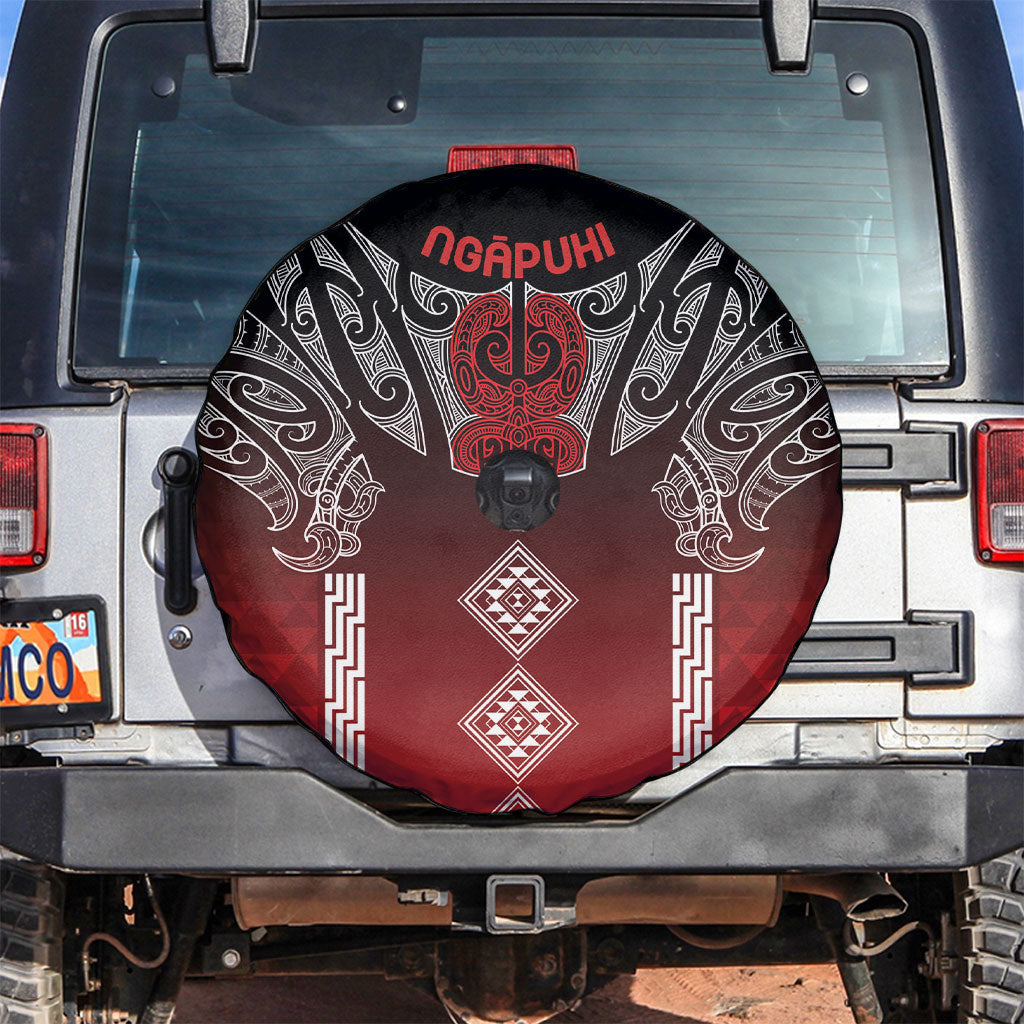 Aotearoa Maori Iwi Heritage Spare Tire Cover Ngapuhi Kokowai
