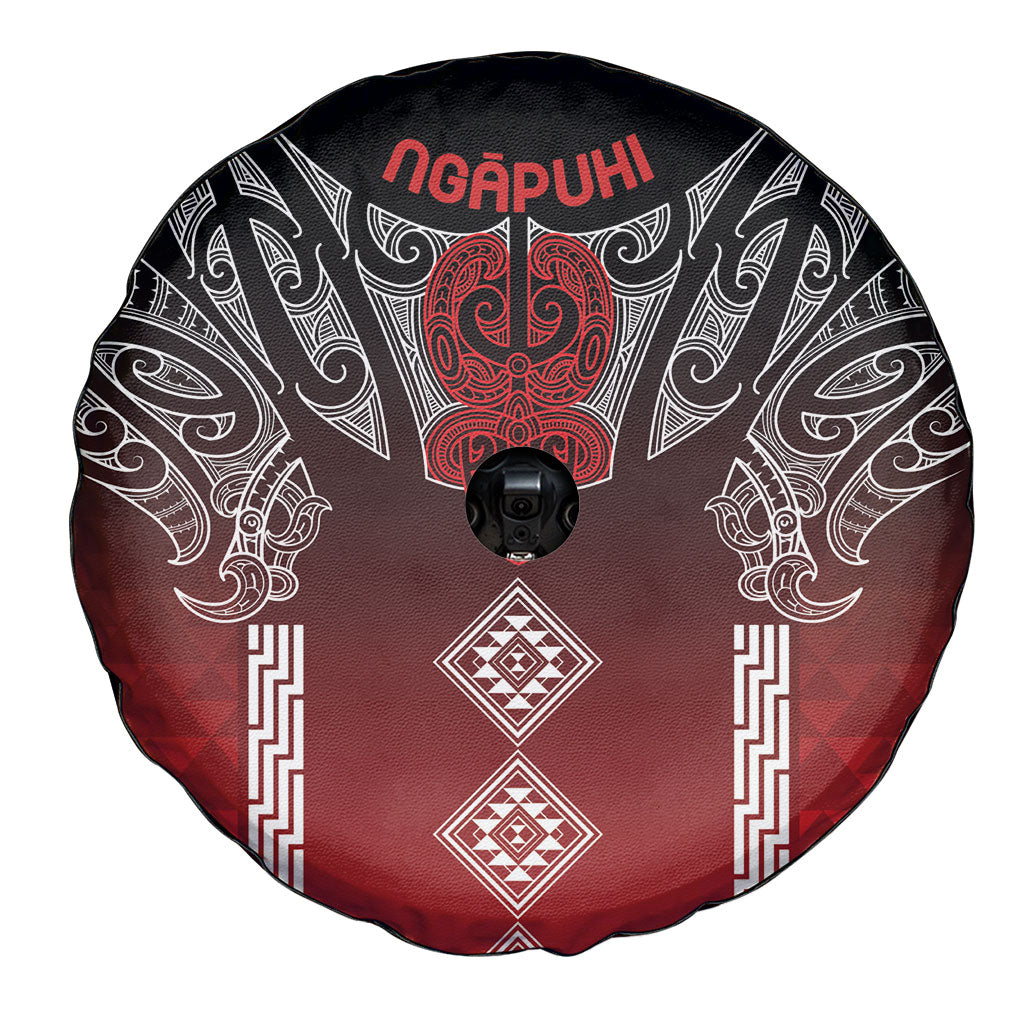 Aotearoa Maori Iwi Heritage Spare Tire Cover Ngapuhi Kokowai