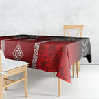 Aotearoa Maori Iwi Heritage Tablecloth Ngapuhi Kokowai