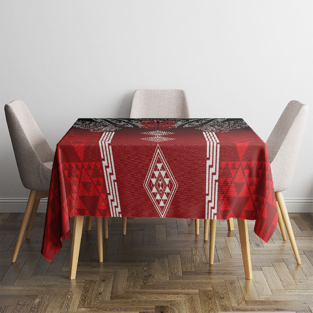 Aotearoa Maori Iwi Heritage Tablecloth Ngapuhi Kokowai