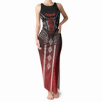 Aotearoa Maori Iwi Heritage Tank Maxi Dress Ngapuhi Kokowai