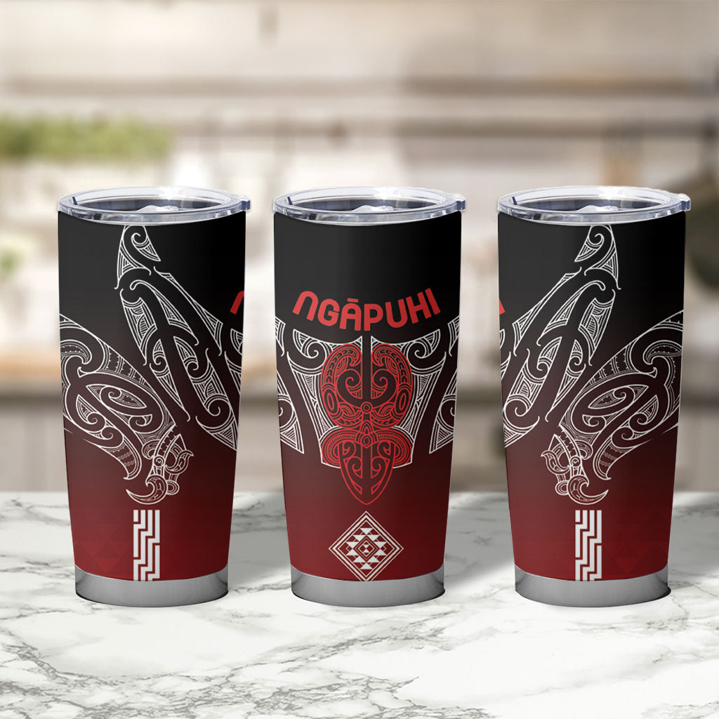 Aotearoa Maori Iwi Heritage Tumbler Cup Ngapuhi Kokowai